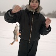 на зимней рыбалке